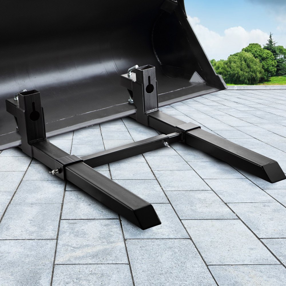 VEVOR Horquillas para Paletas 4000 libras con Barra Estabilizadora Ajustable