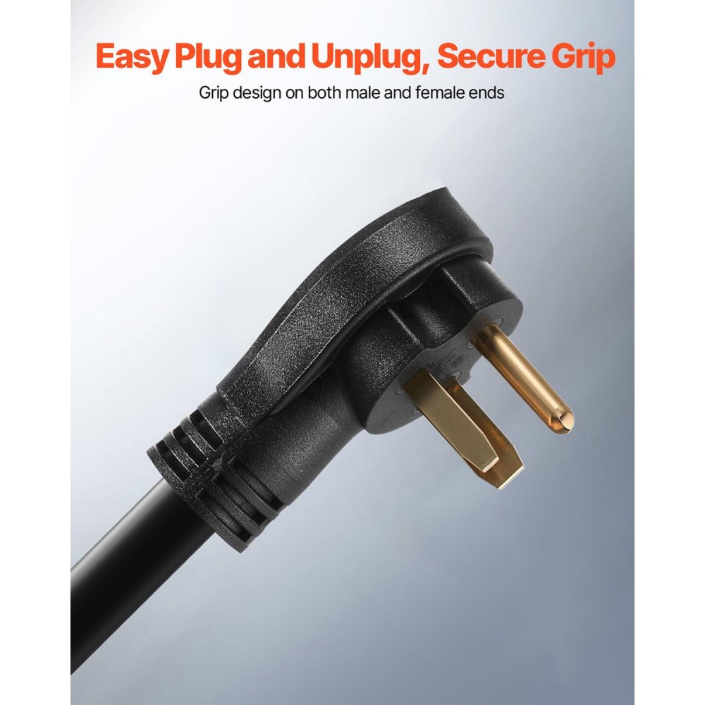 Tuspuzz Cable de extensión para soldador de 50 pies 6/3 50Amp 250V NEMA 6-50P