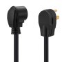 Cable de extensión para soldador VEVOR, 30 A, 15 m, para soldadoras portátiles, NEMA 6-50P, 10/3 AWG, 250 V, 7500 W, resistente, de cobre puro, para MIG, TIG, plasma, exterior, STW, resistente a la intemperie.