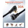 Tuspuzz Cable de extensión para soldador de 50 pies 6/3 50Amp 250V NEMA 6-50P