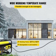 Tuspuzz Cable de extensión para soldador de 50 pies 6/3 50Amp 250V NEMA 6-50P