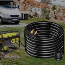 Tuspuzz Cable de extensión para soldador de 50 pies 6/3 50Amp 250V NEMA 6-50P