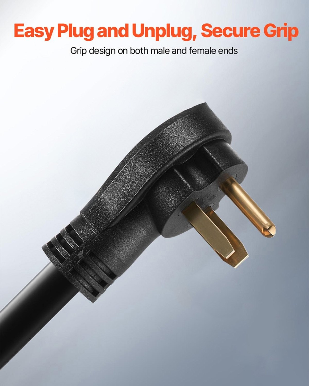 Tuspuzz Cable de extensión para soldador de 50 pies 6/3 50Amp 250V NEMA 6-50P
