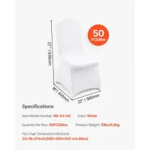 50X Stretch Silla Plegable Spandex Cubre Banquete de la Boda