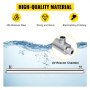 Filtro esterilizador purificador de agua VEVOR UV, filtro de agua de luz UV para purificación de agua de toda la casa, 12GPM 110V 55W, 3 lámparas UV + 2 mangas de cuarzo