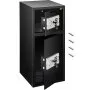 VEVOR - Caja fuerte de seguridad grande de doble puerta, 2,6 pies cúbicos, de acero, con cerradura digital para dinero, armas, joyas, color negro