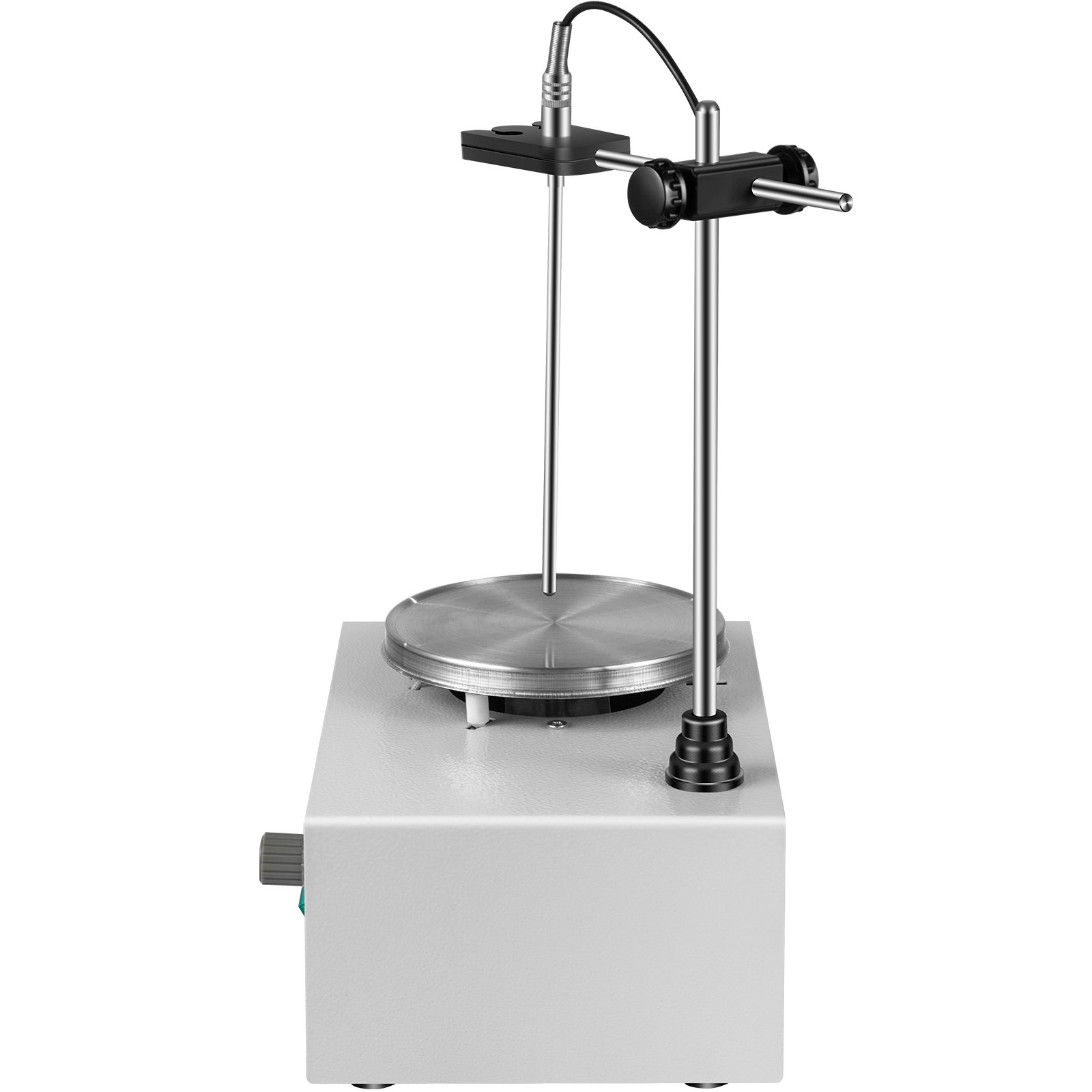 Agitador magnético de laboratorio VEVOR con soporte ajustable y placa de acero inoxidable