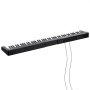 VEVOR - Piano digital de 88 teclas, teclas semipesadas, teclado eléctrico portátil de tamaño completo con 1000 tonos, altavoces integrados, pedal de sustain, auriculares, Bluetooth, MIDI y USB para principiantes.