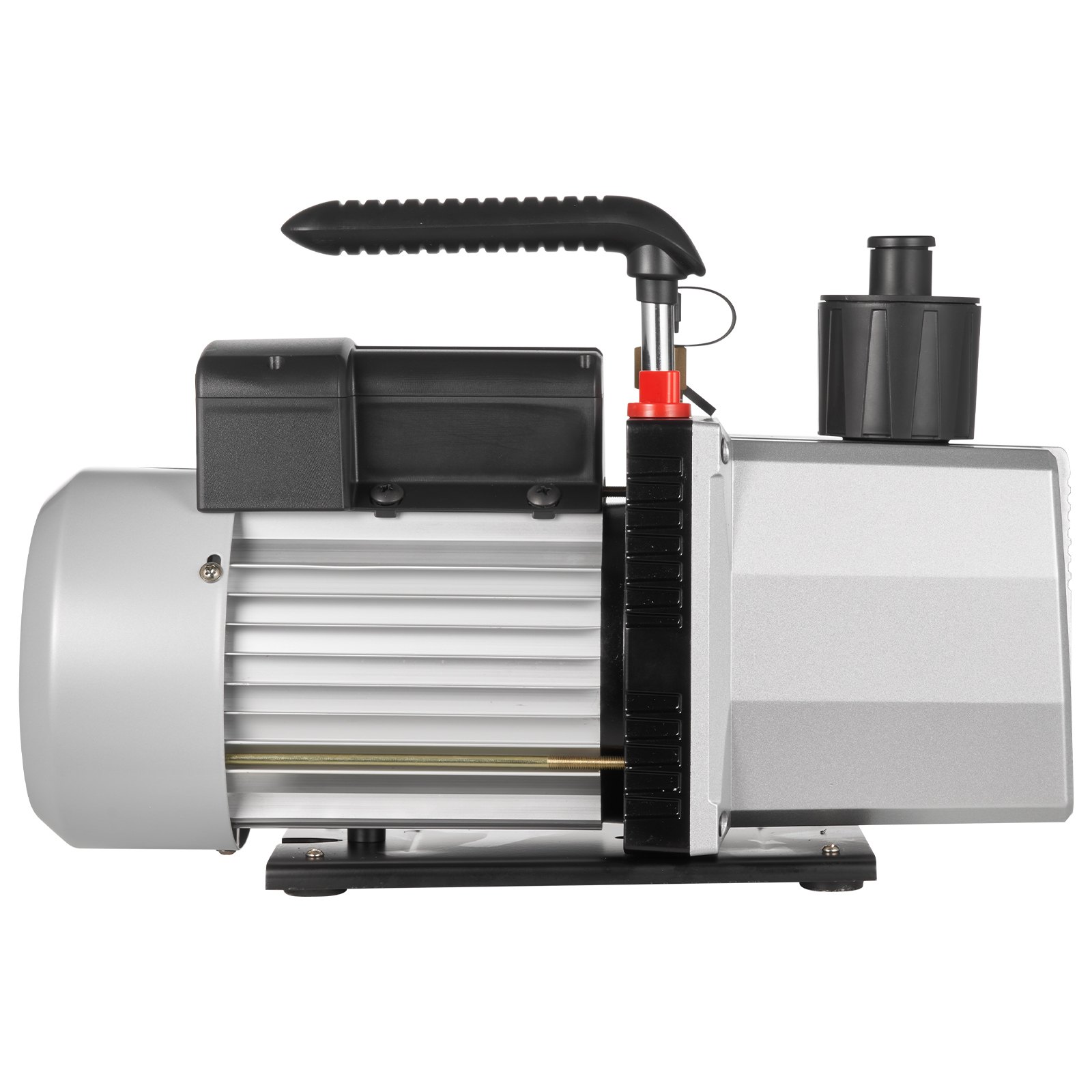 Bomba de vacío VEVOR de 8 CFM y 1 HP para aire acondicionado de doble etapa, 110 V, refrigerante de vacío máximo, herramienta neumática HVAC para reparación de automóviles, evacuación por vacío.