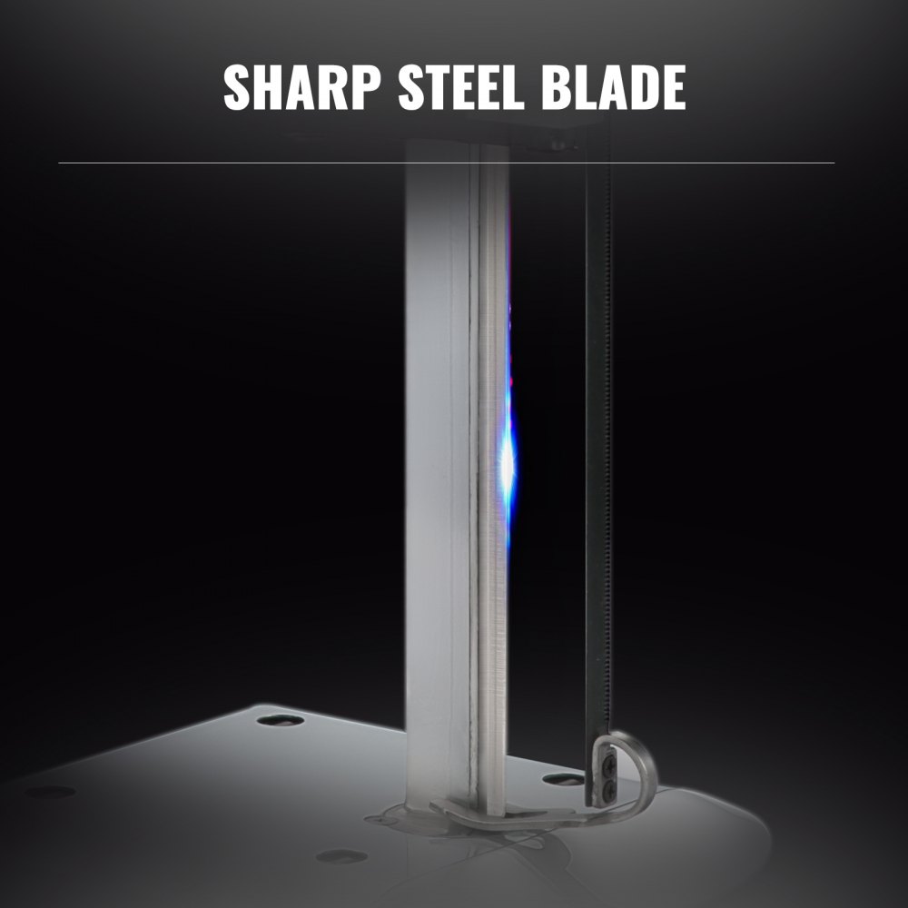 Máquina cortadora de tela azul de 8 ", máquina cortadora automática de molienda, cuchillo eléctrico