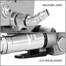 VEVOR Herramienta flejadora neumática A19, Máquina flejadora manual de 1/2" a 3/4", Máquina flejadora sin sello, Máquina flejadora manual para flejado de PP PET