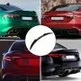 Alerón de maletero VEVOR compatible con Alfa Romeo Giulia Quadrifoglio Sedan de 4 puertas 2015-2020, alerón trasero de fibra de carbono con cinta especializada, alerón trasero GT para maletero de gama alta