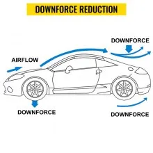 Alerón de maletero VEVOR compatible con Alfa Romeo Giulia Quadrifoglio Sedan de 4 puertas 2015-2020, alerón trasero de fibra de carbono con cinta especializada, alerón trasero GT para maletero de gama alta