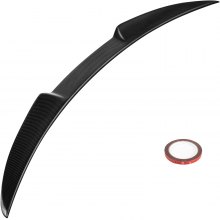 Alerón de maletero VEVOR compatible con Alfa Romeo Giulia Quadrifoglio Sedan de 4 puertas 2015-2020, alerón trasero de fibra de carbono con cinta especializada, alerón trasero GT para maletero de gama alta