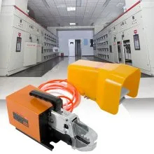 Herramienta de prensado neumática VEVOR AM-10 Máquina de prensado de terminal de cable accionado por aire neumático Prensado de hasta 16 mm2 Crimpadora neumática (crimpadora AM-10)