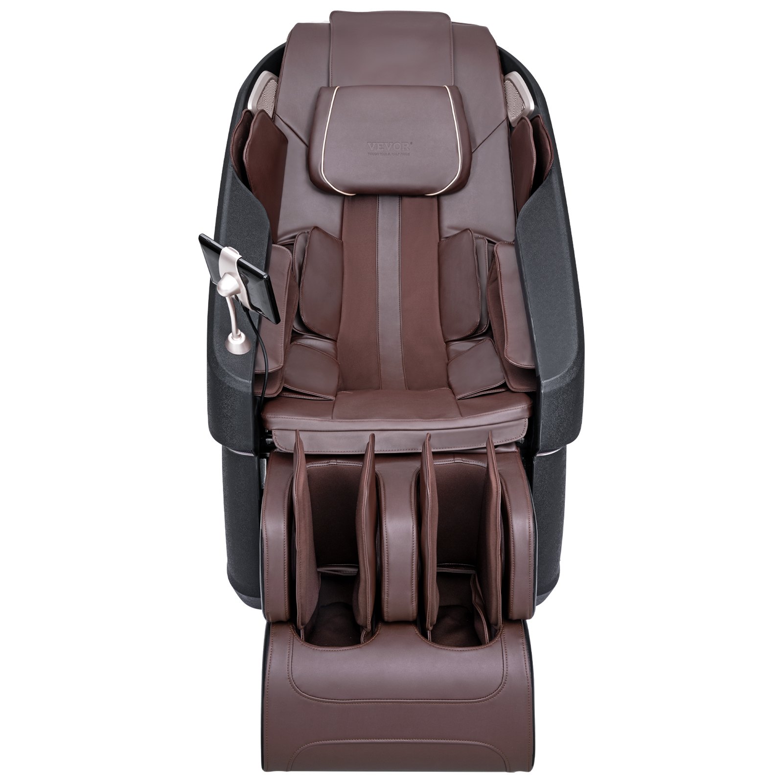 Sillón de masaje VEVOR con riel SL flexible, sillón reclinable de gravedad cero de cuerpo completo, 10-18 modos automáticos, Shiatsu 3D, calefacción, altavoz Bluetooth, bolsa de aire, rodillo para pies y pantalla táctil