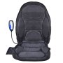 Cojín de asiento de masaje VEVOR en color negro con control remoto y diseño ergonómico para un asiento cómodo.