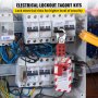 VEVOR 58 kits de etiquetado de bloqueo, kit de seguridad eléctrica Loto incluye candados, estación de bloqueo, cerrojo, etiquetas y bridas, herramientas de seguridad de bloqueo y etiquetado para maquinaria industrial, energía eléctrica