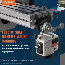 VEVOR Power Feed X-Axis 150Lbs Torque, Power Feed Fresadora 0-200PRM, Power Table Feed Mill 110V, para Bridgeport y fresadoras similares de tipo rodilla