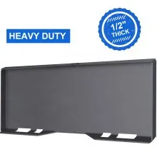 Placa de montaje de dirección deslizante VEVOR Placa de fijación de dirección deslizante gruesa Placa de cargador de fijación rápida de acero con 3 varillas de soldadura adicionales Fácil de soldar o atornillar a diferentes accesorios (1/2")