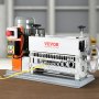 Máquina peladora de cables automática VEVOR con múltiples tamaños de ranuras para cables sobre una superficie de madera.
