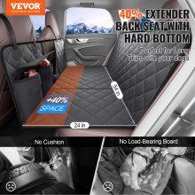 Funda para asiento trasero de coche para perros VEVOR de 54 x 24 pulgadas, impermeable, 600 D, para coches