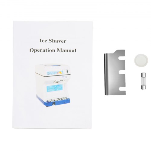 VEVOR Máquina eléctrica de hielo afeitado de 110 V 250 W para hacer conos de nieve con textura de hielo ajustable, máquina de afeitar de hielo 265 libras/hora para uso doméstico y comercial