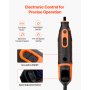 Kit de herramientas rotativas VEVOR de 51 piezas, miniherramienta rotativa eléctrica de 200 W con cable, 8000-40000 RPM, multiusos, con mandril universal para grabar, lijar, amolar, pulir, cortar y hacer manualidades.