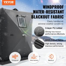 Tienda de campaña portátil para pesca en el hielo emergente para 1 o 2 personas al aire libre VEVOR