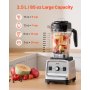 Licuadora de 85 oz y 1400 W para batidos Licuadora procesadora de alimentos para cocina
