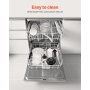 Licuadora de 85 oz y 1400 W para batidos Licuadora procesadora de alimentos para cocina