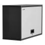 VEVOR Armario de Pared para Taller, 770 x 305 x 500 mm, Armario de Herramientas de Garaje de Metal con Puerta Abatible, Capacidad de 108,86 kg, para Garaje, Sótano, Cocina y Almacén, Negro