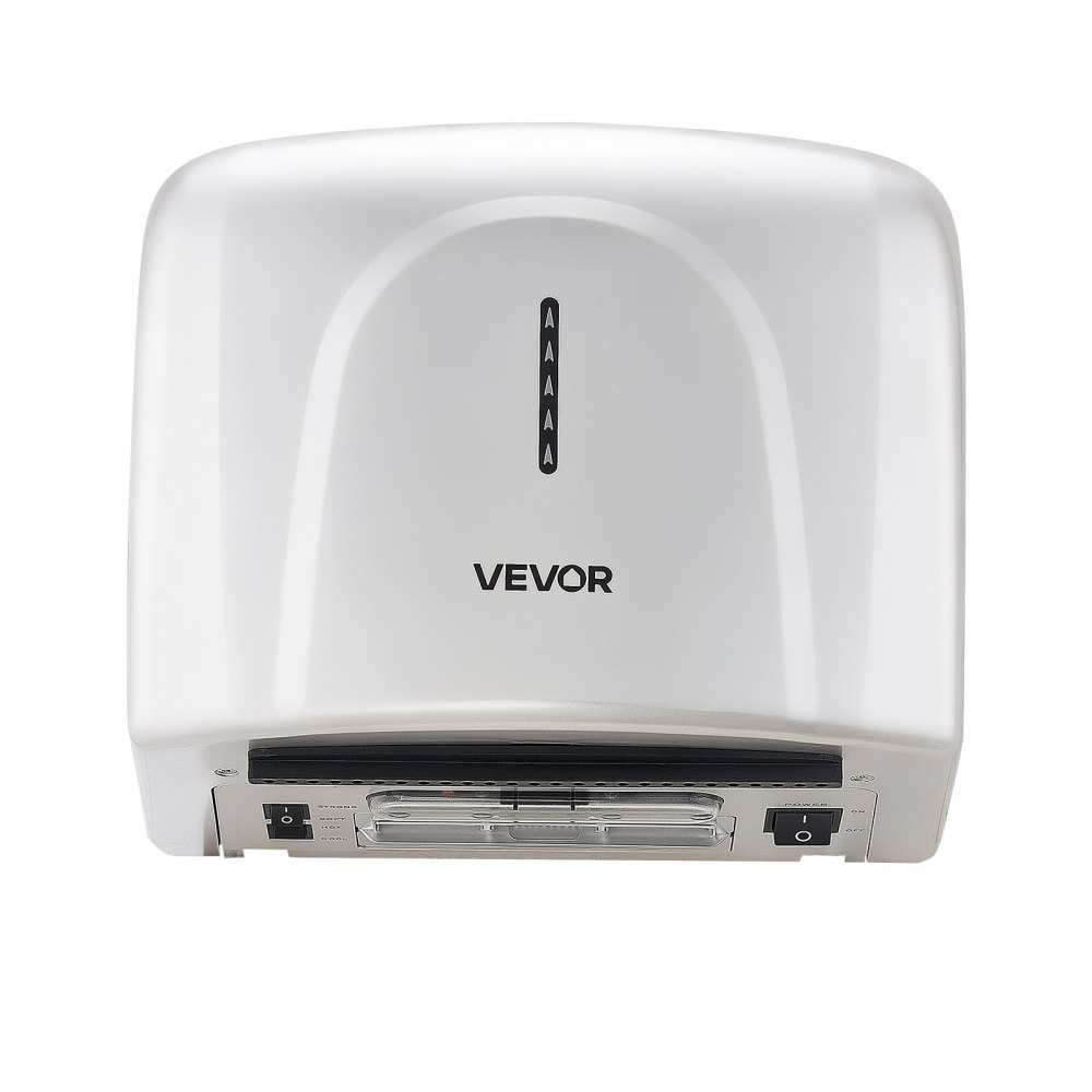 Secador de manos VEVOR, secador de manos de aire para baño de 1300 W, automático de alta velocidad con filtro HEPA, secado rápido, construcción de ABS de primera calidad, AC110-120 V, montaje en pared comercial para baño doméstico, habitación de invitados, alojamiento.