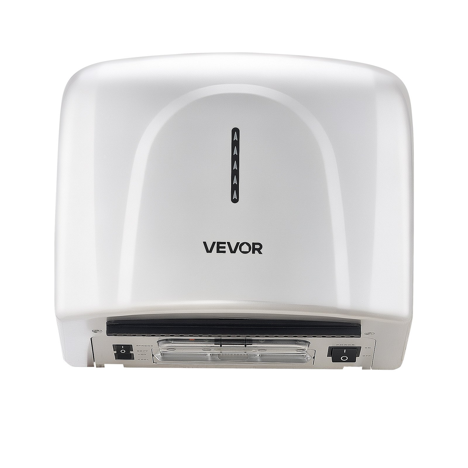 Secador de manos VEVOR, secador de manos de aire para baño de 1300 W, automático de alta velocidad con filtro HEPA, secado rápido, construcción de ABS de primera calidad, AC110-120 V, montaje en pared comercial para baño doméstico, habitación de invitados, alojamiento.