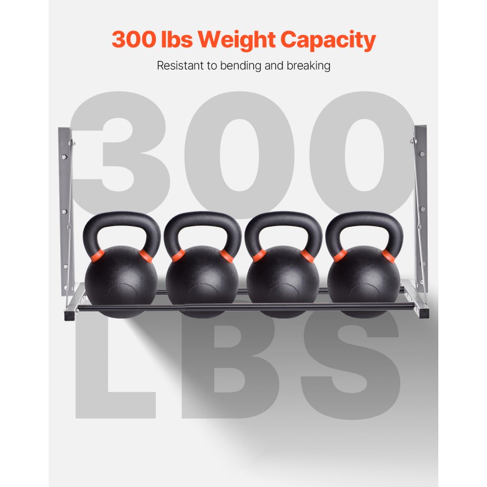 VEVOR - Soporte de pared plegable para neumáticos, ajustable de 81 a 122 cm, Q235, de acero resistente, para neumáticos estándar de R14 a R20 pulgadas, capacidad de carga máxima de 136 kg, para taller de reparación.