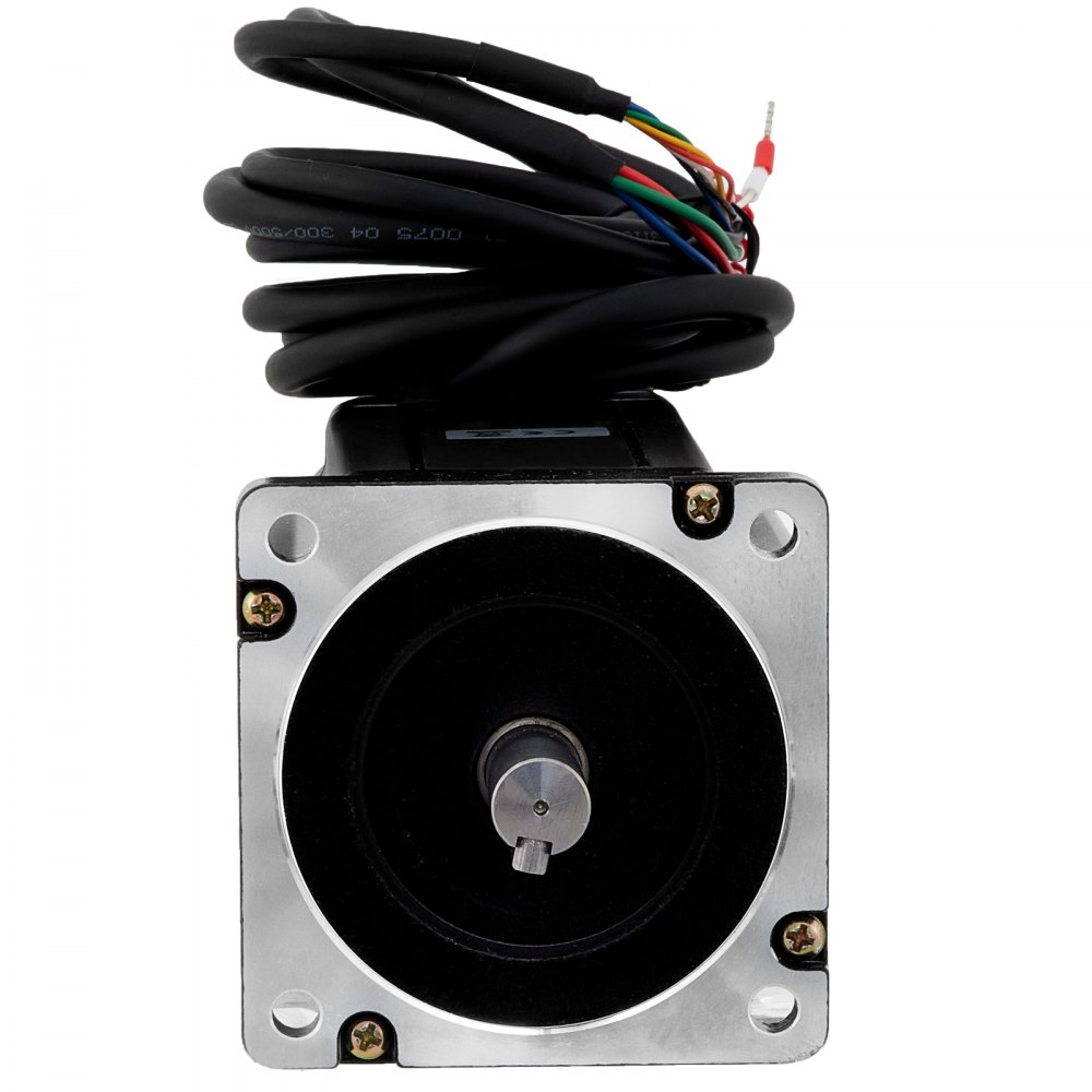 Servomotor paso a paso VEVOR nema34 con cableado multicolor adjunto.