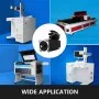 Servomotor paso a paso VEVOR nema34 en diversas máquinas industriales para amplias aplicaciones.