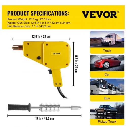 VEVOR Reparación de Máquinas de Soldadura 110V Kit Reparación Máquinas Soldadura