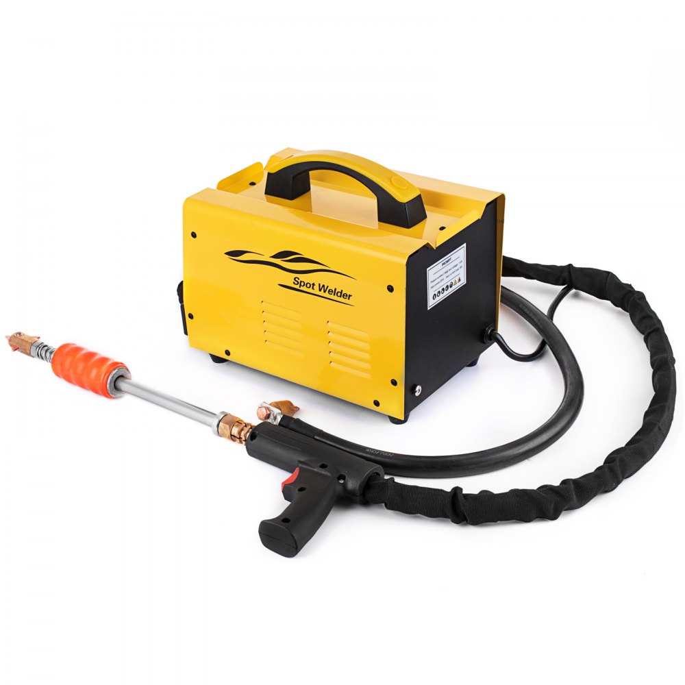 Extractor de abolladuras de soldador por puntos VEVOR de 220 V, kit de reparación de abolladuras de soldador de pernos de 3000 W, máquina de soldadura por puntos de 7 modelos para reparación de abolladuras de carrocería de coche