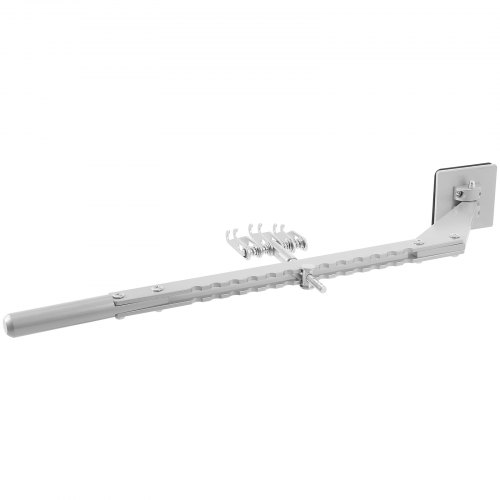 Barra de palanca de extracción de abolladuras VEVOR, extractor de abolladuras con gancho de 6 garras, elevador de una sola pierna, barra de extracción de abolladuras portátil, aleación de aluminio para reparación de abolladuras de coche