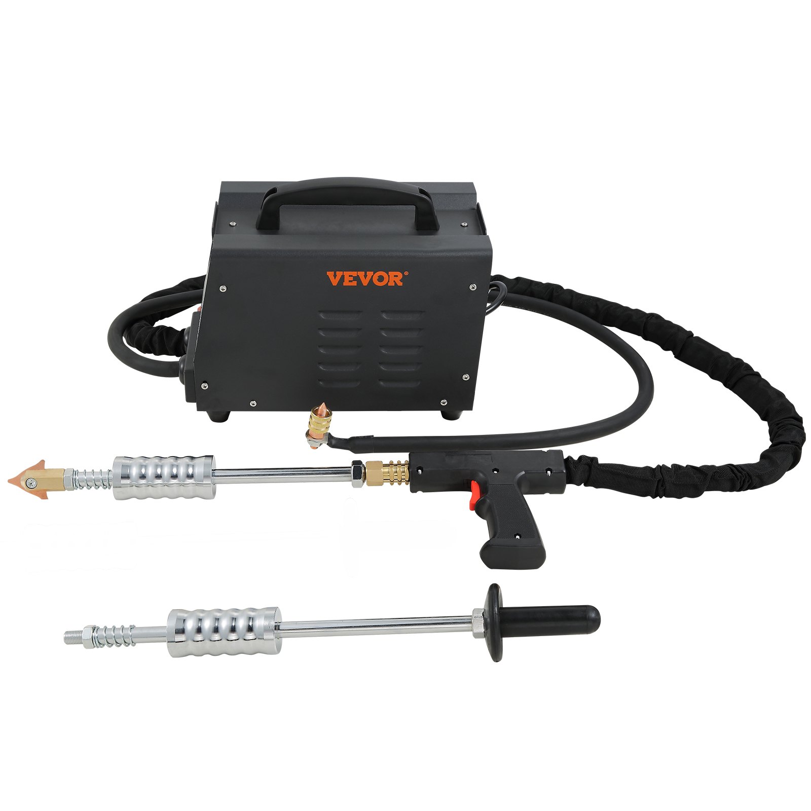 Extractor de puntos de panel VEVOR negro con cables adjuntos y equipo de manija