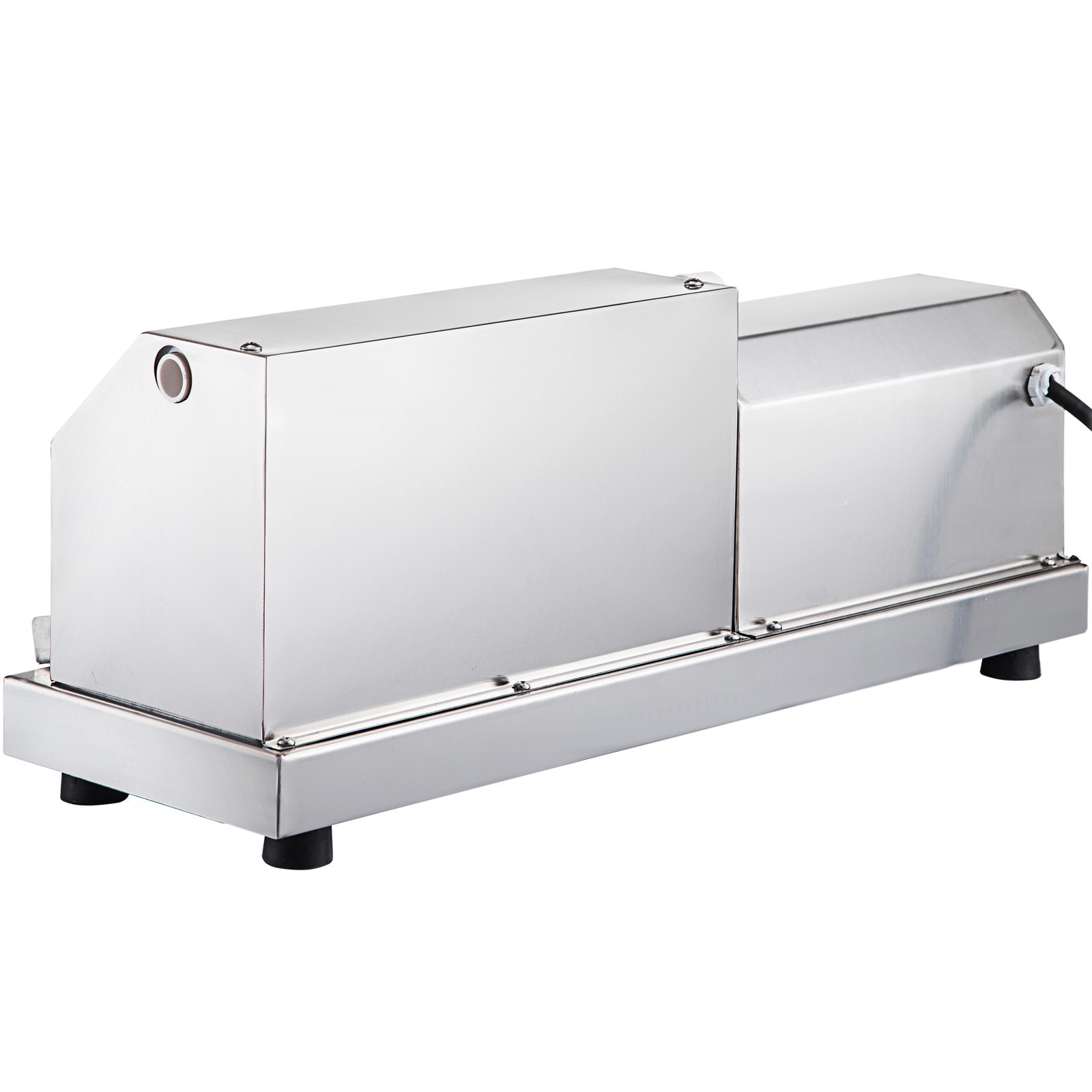 Máquina peladora de huevos de codorniz VEVOR de acero inoxidable con diseño elegante y tamaño compacto.