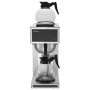 Cafetera de goteo comercial VEVOR, máquina para 12 tazas con 2 jarras de vidrio y 2 placas calentadoras, cafetera de goteo de acero inoxidable, ideal para restaurantes, oficinas, cafeterías y hogares.
