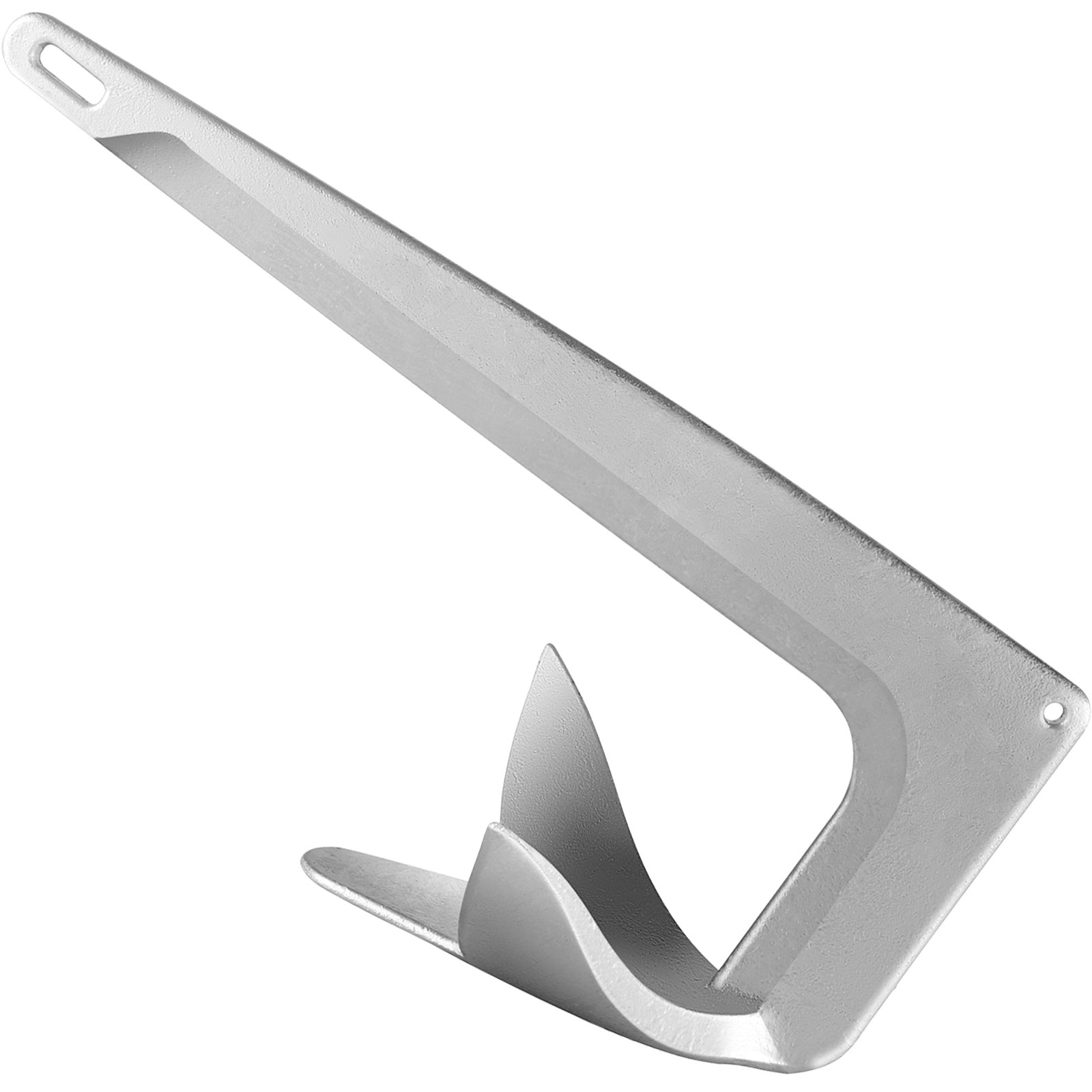 VEVOR Bruce Claw Anchor Ancla de barco de 16,5 lb, ancla de barco de acero galvanizado, ancla marina de 7,5 kg con un grillete de ancla, ancla de barco resistente para amarre de yate de barco de 23-30 pies en la playa