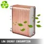 Intercambiador de calor VEVOR de 3" x 7,5", 60 placas, 316L, 1/2" BSP FPT, enfriador de mosto de cerveza EATB12 para calefacción hidrónica