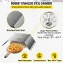 VEVOR Kit de horno para pizza, horno de pizza con parrilla de acero inoxidable, kit para hacer pizza para la mayoría de parrillas de carbón de 22 pulgadas, kit de horno para pizza con cámara para pizz