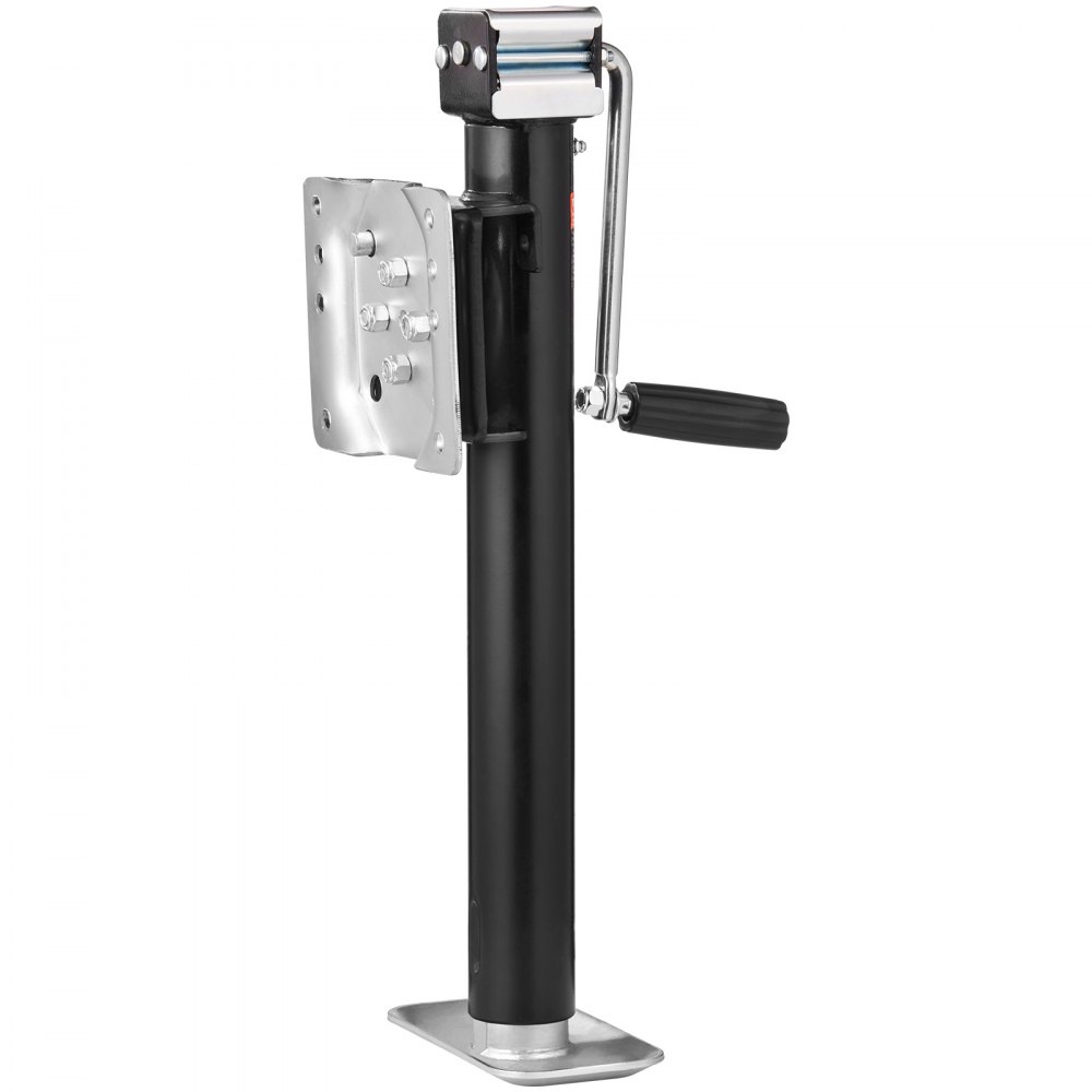 Gato de remolque VEVOR, montaje fijo de gato de lengüeta de remolque, capacidad de peso de 2500 lb, soporte de gato de remolque con asa para levantar remolque de caravana, remolque de caballos, remolque utilitario, remolque de yate