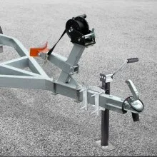 Gato de remolque VEVOR, montaje fijo de gato de lengüeta de remolque, capacidad de peso de 2500 lb, soporte de gato de remolque con asa para levantar remolque de caravana, remolque de caballos, remolque utilitario, remolque de yate