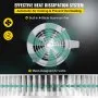 Destilador de agua pura VEVOR de 750 W, filtro purificador totalmente mejorado con asa, 4 L (1,1 galones), recipiente sin BPA, perfecto para uso doméstico, color blanco