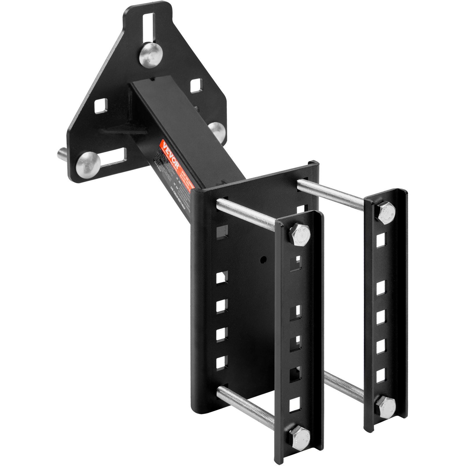 Soporte para llanta de repuesto VEVOR, montaje para llanta de repuesto de remolque, capacidad de 160 libras, accesorios utilitarios para remolque. Se adapta a la mayoría de las ruedas de 4, 5, 6 y 8 birlos con patrones de pernos de 4", 4.25", 4.5", 4.75", 5", 5.5", 6" y 6.5".